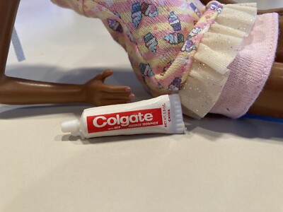 Barbie toothpaste accessory 1/6 scale Diorama -perfect for scenes  
