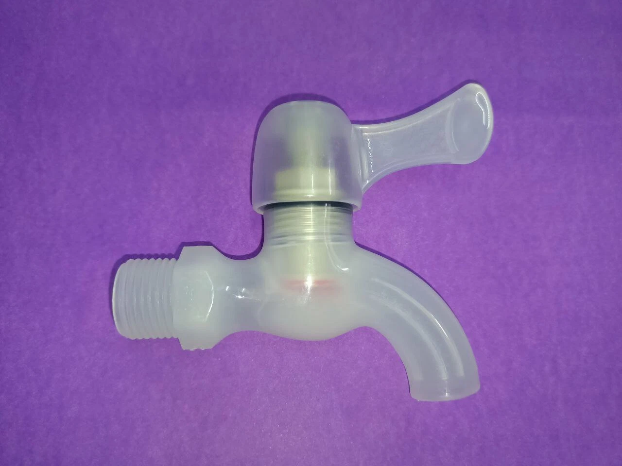 Transparent Plastic Water Tap Bib 1/2"