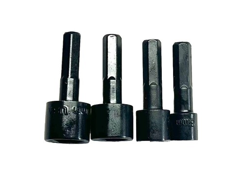 *NEW* 4 Pc USA Made Mixed MM Size 1/4” Shank Dia Stall Socket Set ...