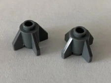 LEGO Parts 4588 (2pcs) Brick, Round 1 x 1 w Fins Pick Colors