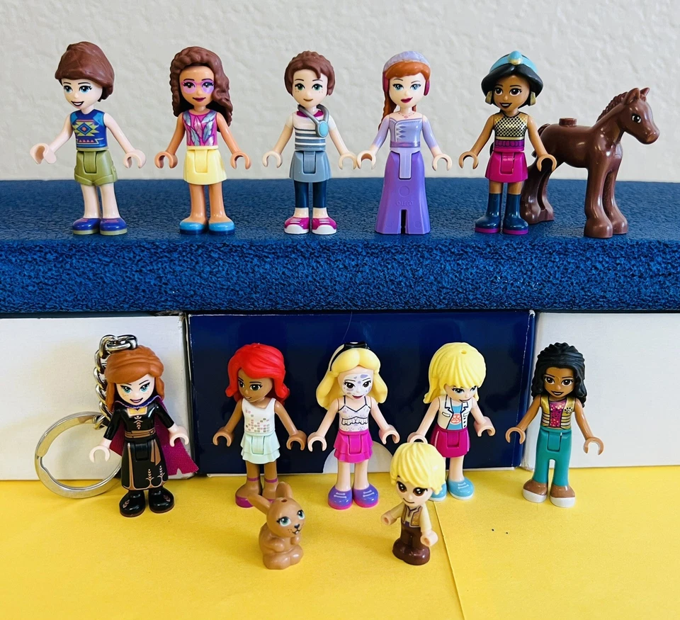 Lego Gran Lote Conjunto de Minifiguras - Amigos Animales Figuras Congeladas Anna Llavero Foto 2 de 4