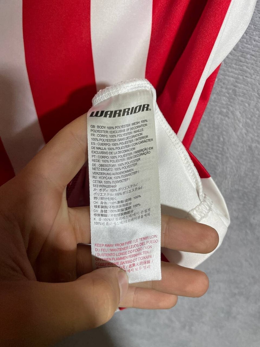 Maillot De Foot Stoke City - Domicile 2014/2015 - Rouge Et Blanc - Marque Warrior - Taille XL Homme - Occasion