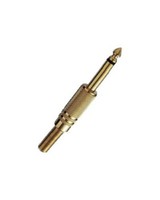1X 6,3Mm Klinkenstecker Mono - KopfhöRer Stecker . Zum LöTen - Vergoldet