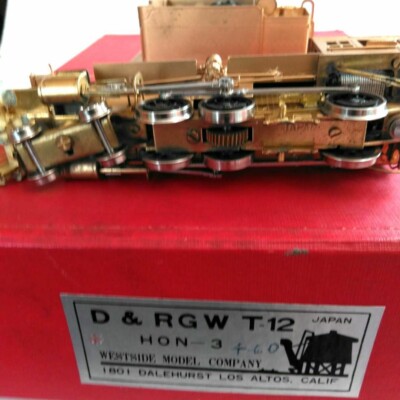 NOS WESTSIDE M0DEL HOn3(10.5mm) D&RGW T-12 | eBay