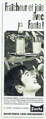 Werbung Advertising 420 1963 Fanta Soda Frische & Freude