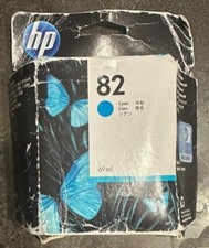 OEM Genuine HP 82 69ml Cyan DesignJet C4911A Ink Cartridge NEW SEALED