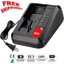 20V For Black Decker&Porter Cable 20 Volt Lithium Battery Charger 3.0AH LBXR20
