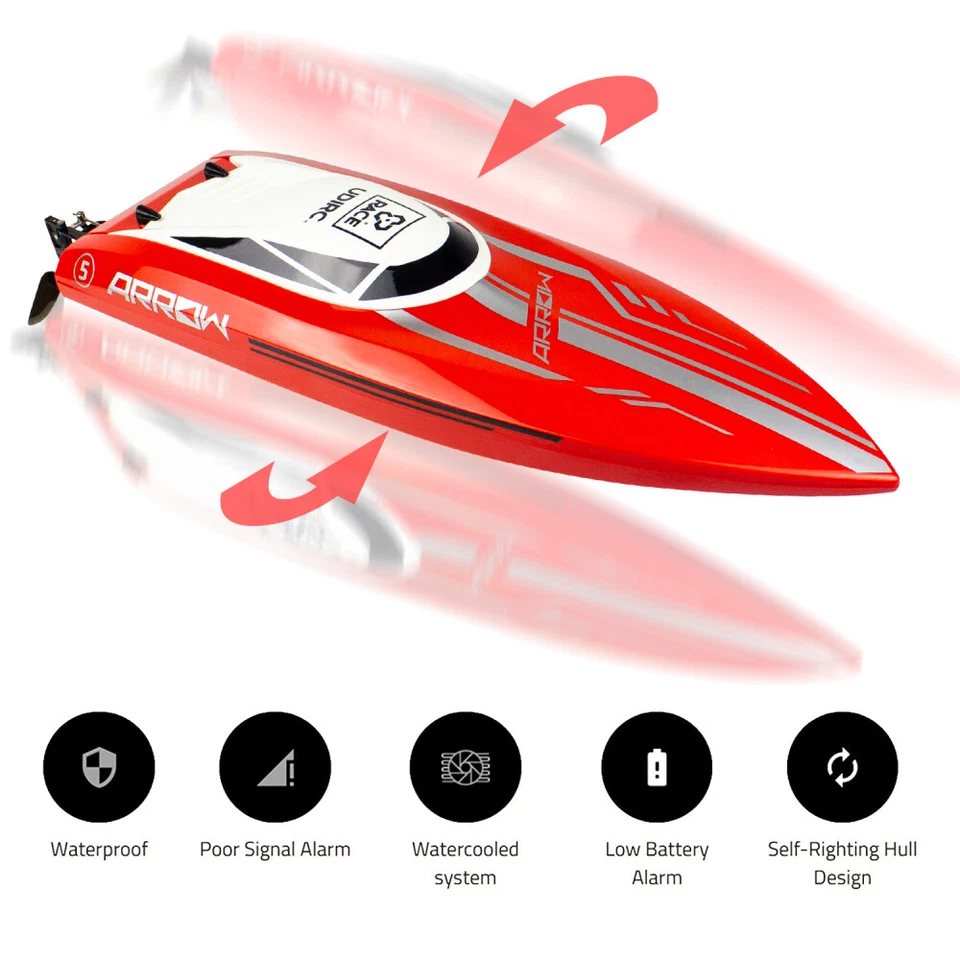 UDI005 RC Racing Boat Brushless 2.4GHz 50Km/h High Speed Electronic Boat Gifts - Image 2 of 4
