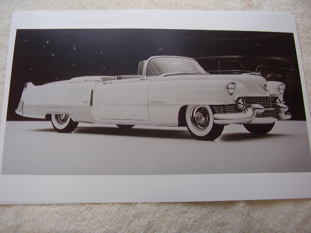 1954 CADILLAC ELDORADO CONVERTIBLE 11 X 17 PHOTO / PICTURE | eBay