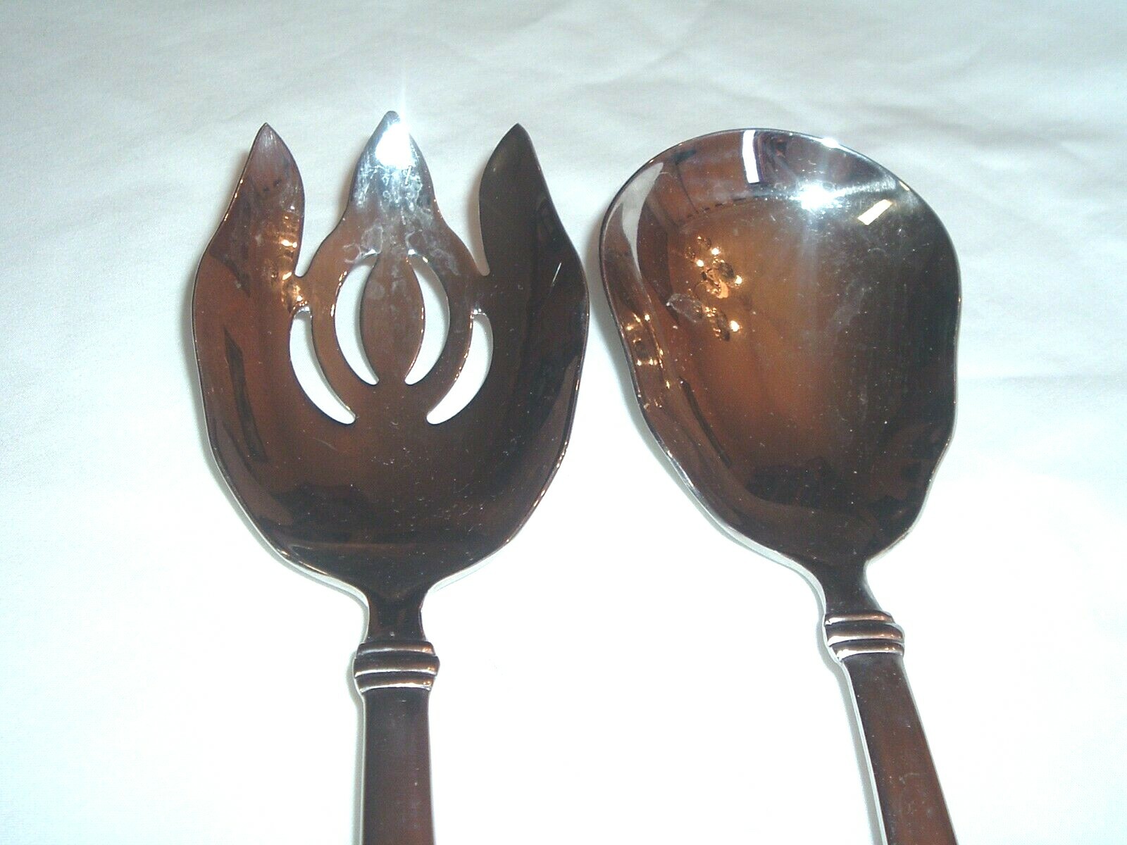 Reed and Barton 18/10 Stainless Glossy Regent Heritage Salad Set Server
