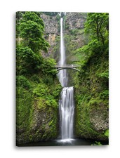 Wandbild Wasserfall Fluss wild-life Bäume Traum-Landschaft Natur-Bilder Berge