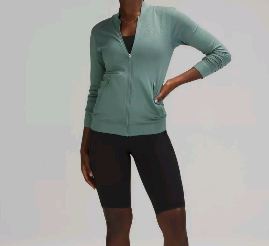 Lululemon Seamless Training Jacket Tidewater Teal… - image 7
