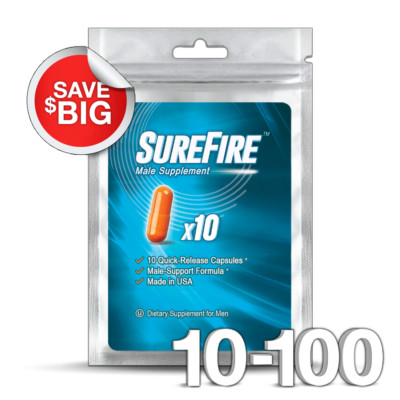 10-100 SUREFIRE Quick Release Male Support Supplement