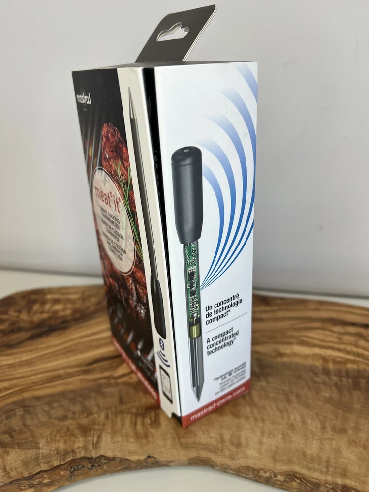 Meat Thermometer Meat It Bluetooth Wireless Grill and BBQ Cooking Sensor Mastrad