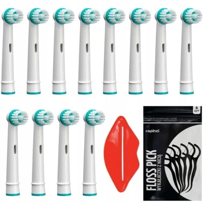 NELIPS NEU Oral B Ortho Care Aufsteckbürsten OD-17A x12 für Zahnspange Ersatzköpfe