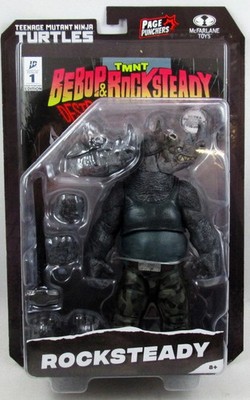 TMNT Ninja Turtles - McFarlane Toys - Figur Page Punchers - Rocksteady