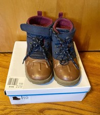 Carters Toddler Boys Boots Blue And Brown Used Condition