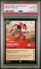 DISNEY LORCANA EN 1-THE FIRST CHAPTER MICKEY MOUSE - BRAVE LITTLE TAILOR PSA 10