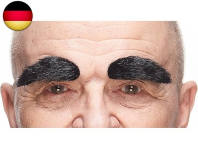 Mustaches Selbstklebender Bushy Eyebrows Gefälschte Augenbrauen, Neuheit, 