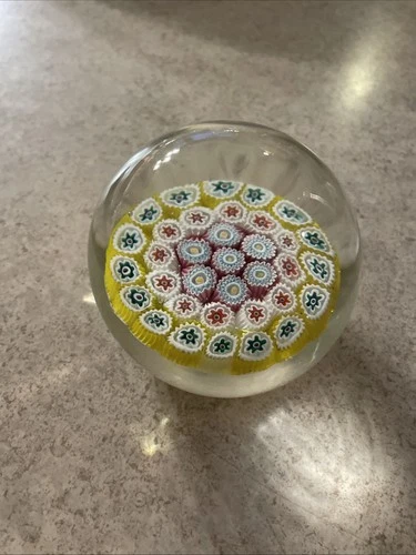 Murano Style Paperweight Vintage