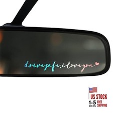 2 x Drive Safe, I Love You Car Decals, Car Drive Safe,I Love You Holographic