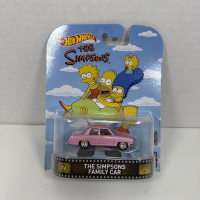 #ad #ad Hot Wheels 2017 Retro Entertainment The Simpsons Family Car Pink Real Riders $59.99