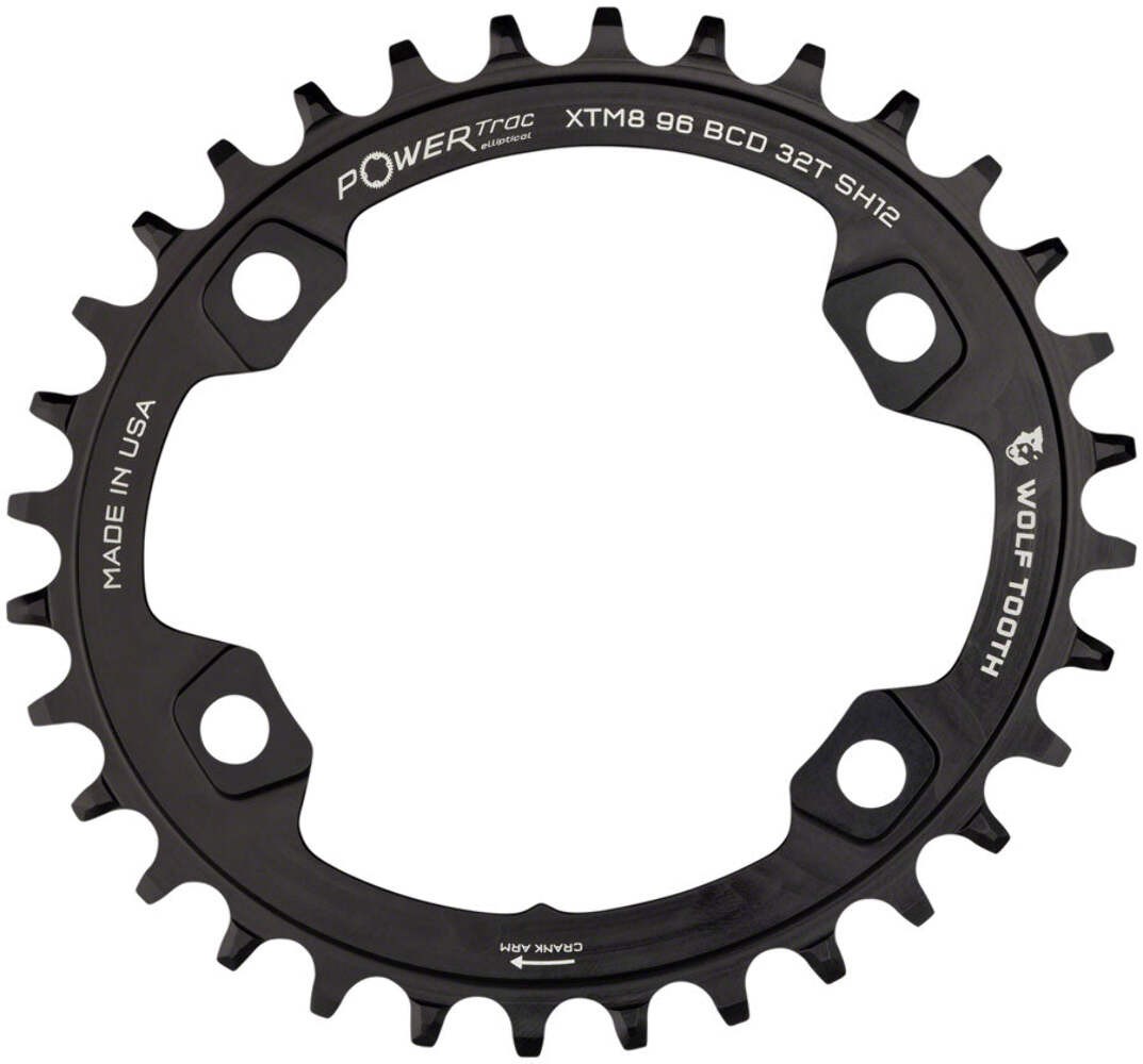 Wolf Tooth Elliptical 96 BCD Asymmetrical Chainrings for Shimano XT M8000SLX M7 15590₽