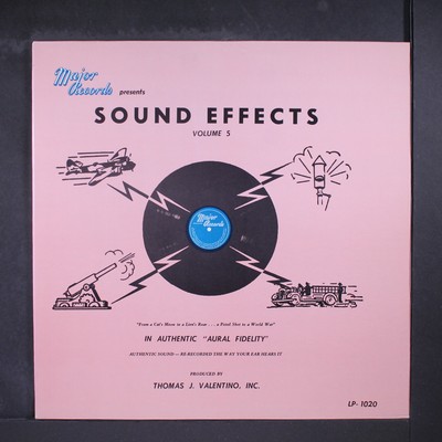 SOUND EFFECTS: volume 5 MAJOR 12'' LP 33 RPM