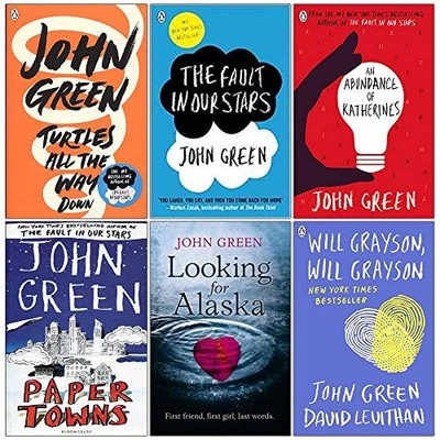 John Green Collection 6 Books Set (Turtles All the Way Down, The Fa | John Green