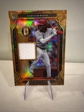 2023 Panini Chronicles - Gold Standard Swatch  Elly De La Cruz #GSS-ED (MEM, RC)