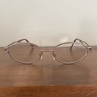 Modern Stephanie Eyeglasses Rose Gold Metal Frames Only 53-19-135 Brown Optical