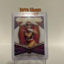 🔥2024 Panini Illusions Christian McCaffrey Abracadabra Stardust Parallel SP🔥