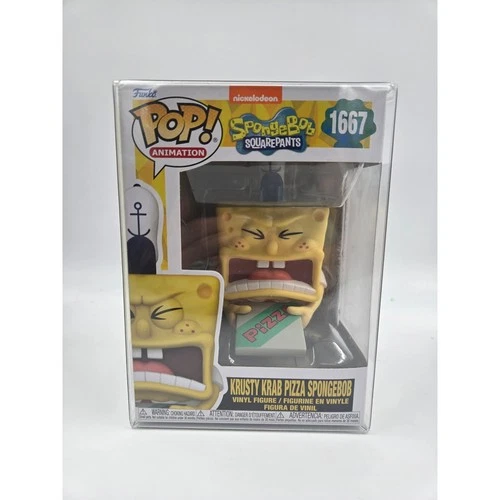 Funko Pop! Animation SpongeBob SquarePants Krusty Krab Pizza #1667 Vinyl Figure