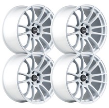 Set-4 Avid.1 Av-20 18x8.5 5x100 Matte White 33mm Wheels Rims 18 Inch