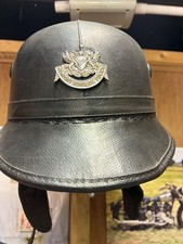 Vintage 1940/50s  POLICE BIKE MOTORCYCLE  HELMET  Newport borough police