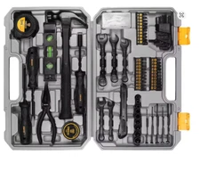 DEKO 148PC Home Repair Tool Kit Set Basic Hand Tool Box Case Toolbox