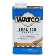 Watco 1 Pint Teak Oil Finish Brown Oil Based for Home Improvement