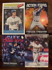 Freddie Freeman 4 Card LOT! Heritage / Action Stars / City Slickers - LA Dodgers