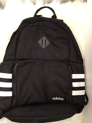 adidas backpack womens ebay Adidas Backpack Book Bag With Laptop Pocket Black NWOT