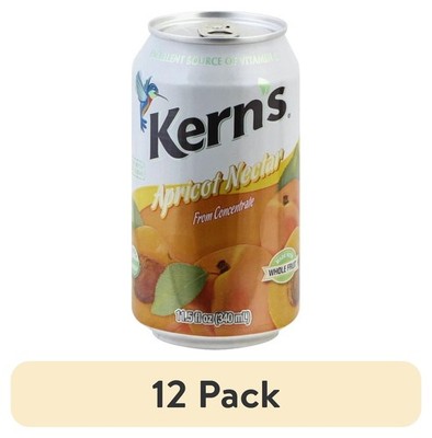 (12 pack) Apricot Nectar Juice, 11.5 fl oz
