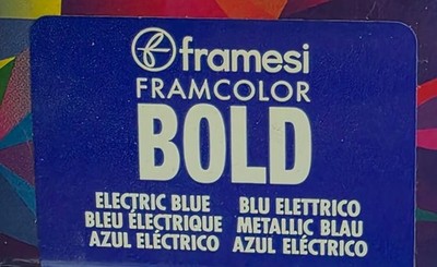 Framesi Bold  Metallic Blau Direktziehende Haartönung Tonalizzante diretto 60ml