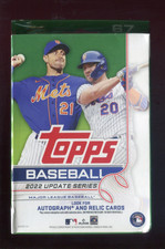 2022 Topps Baseball Update Series Sealed New Hanger Box
