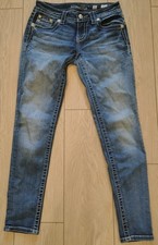 Miss Me Women Signature Skinny Jeans Blue size 26 A5