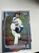 2024 Bowman - Yoshinobu Yamamoto #36 Chrome Mojo Refractor (RC)