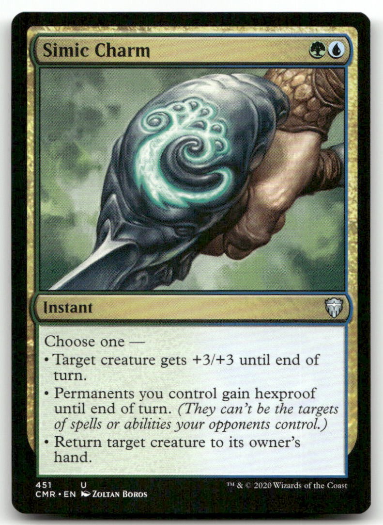 Simic Charm #451 (LP) Commander Legends CMR Magic MTG