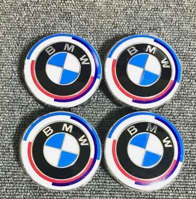 For BMW 50th Anniversary Edition Floating Alloy Wheel Center  56mm 68mm Hub Caps
