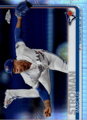 2019 Topps Chrome Prism Refractors #128 Marcus Stroman - BB