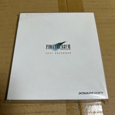 Final Fantasy VII FFVII 1997 Desk Calendar Unused Reserve Bonus Not for Sale