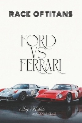 Race of Titans Ford vs Ferrari by Google Gemini Paperback Book