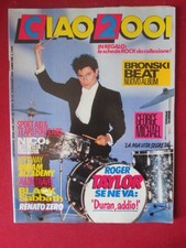 CIAO 2001 19 1986 INSERTO GEORGE MICHAEL WHAM RENATO ZERO ROGER TAYLOR [G103A]